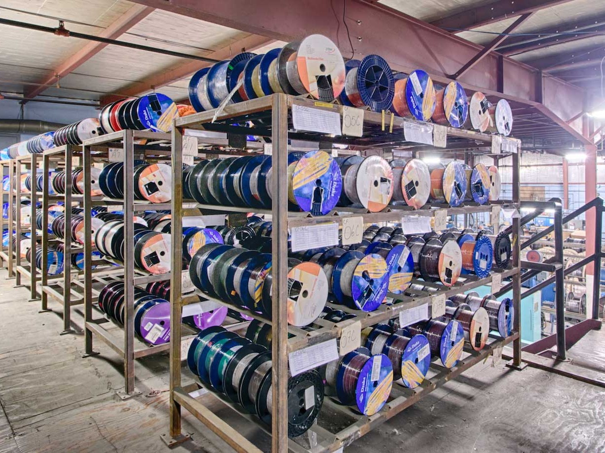 wire and cable stock spools