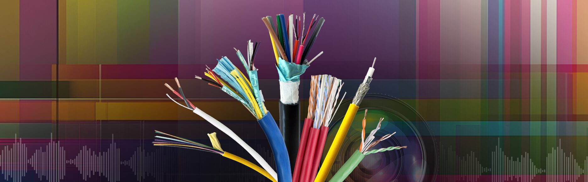 bundled cable, custom cable, outdoor cable, copper cable, shielded cable, fiber optic cable, premise cable, plenum rated, LAN cables, Category cable, tight buffer fiber, broadcast cables, audio cables, video cables, video coax, audio/video cables, digital audio cables, digital video cables, analog audio cables, networking cables, network cables, studio cables, stadium cables, composite cables, snake cables, speaker cables, SMPTE 311 cameras, SPMTE 311 camera cables, HD 4K coaxial cables, pro audio cables