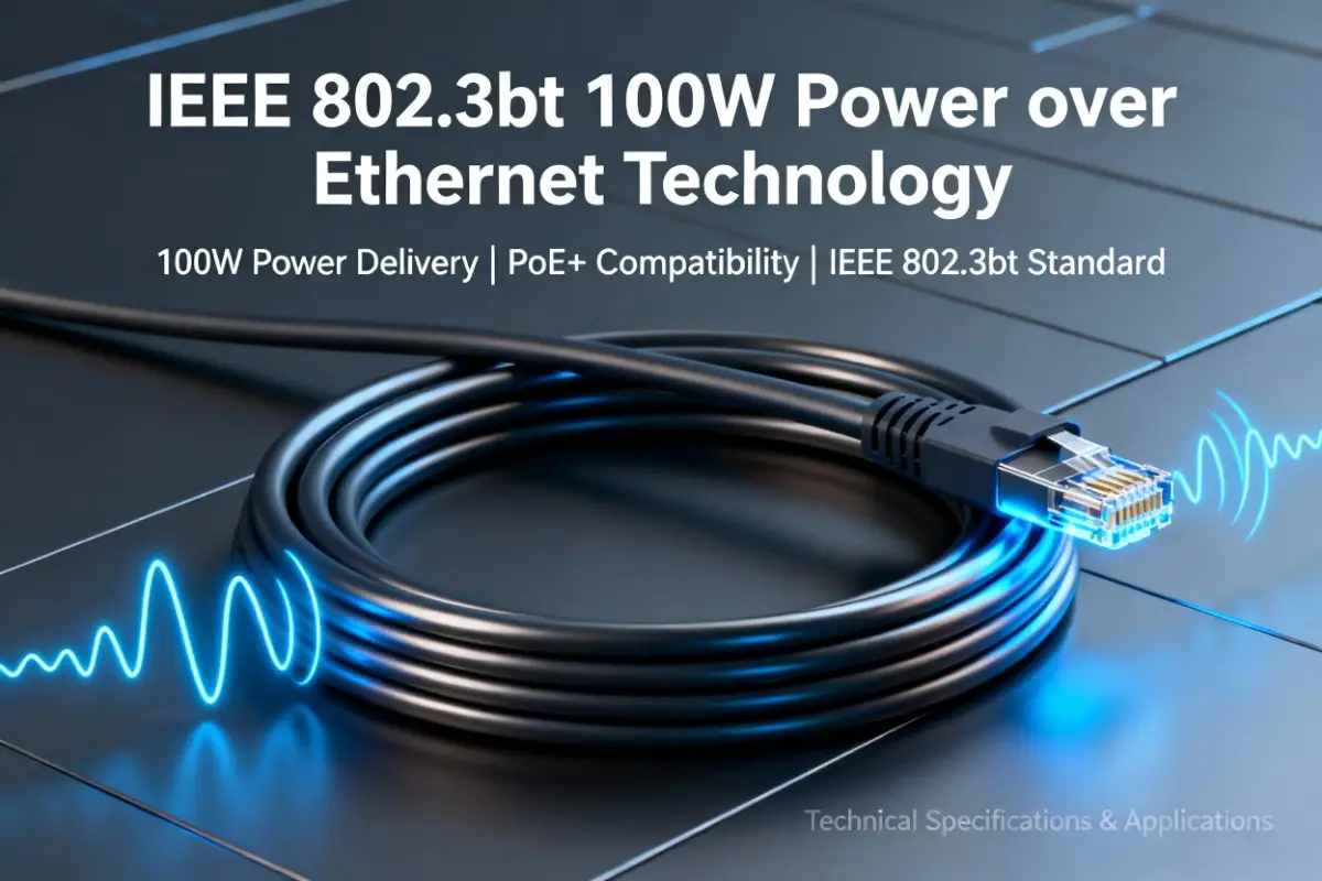 Understanding the New IEEE 802.3bt Standard: How 100W PoE Changes Cable Requirements