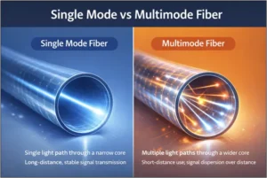 Single Mode Fiber vs Multimode Fiber