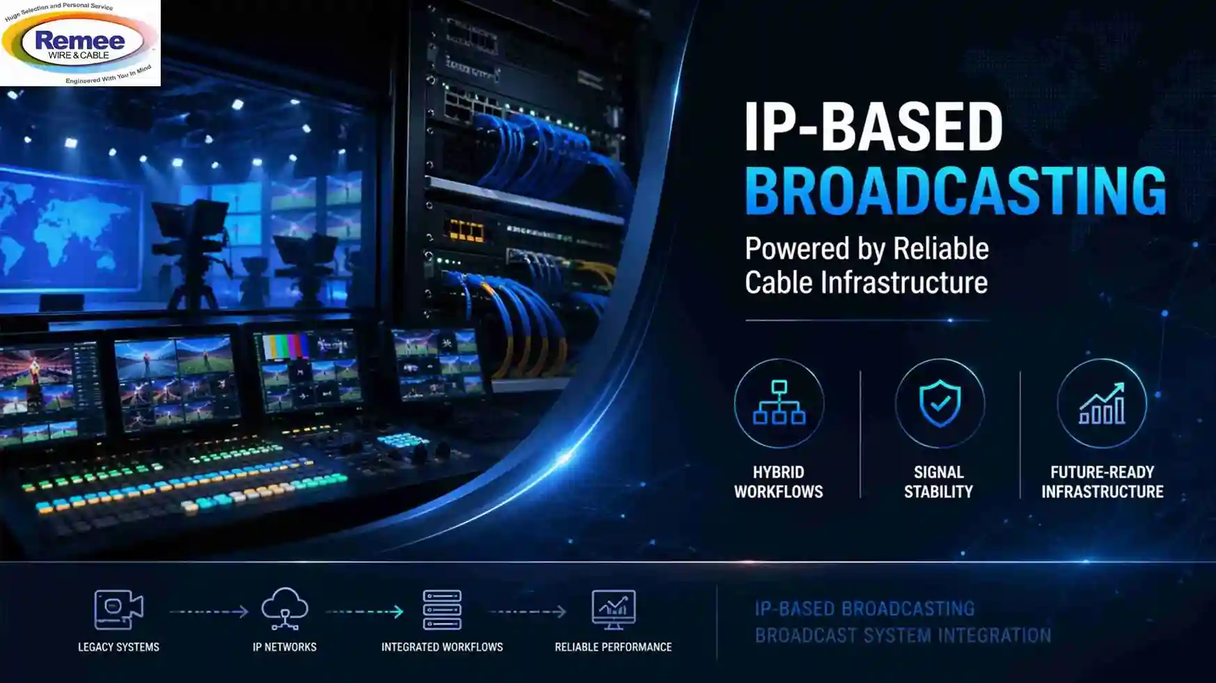 How Cable Infrastructure Powers IP-Based Broadcasting Workflows