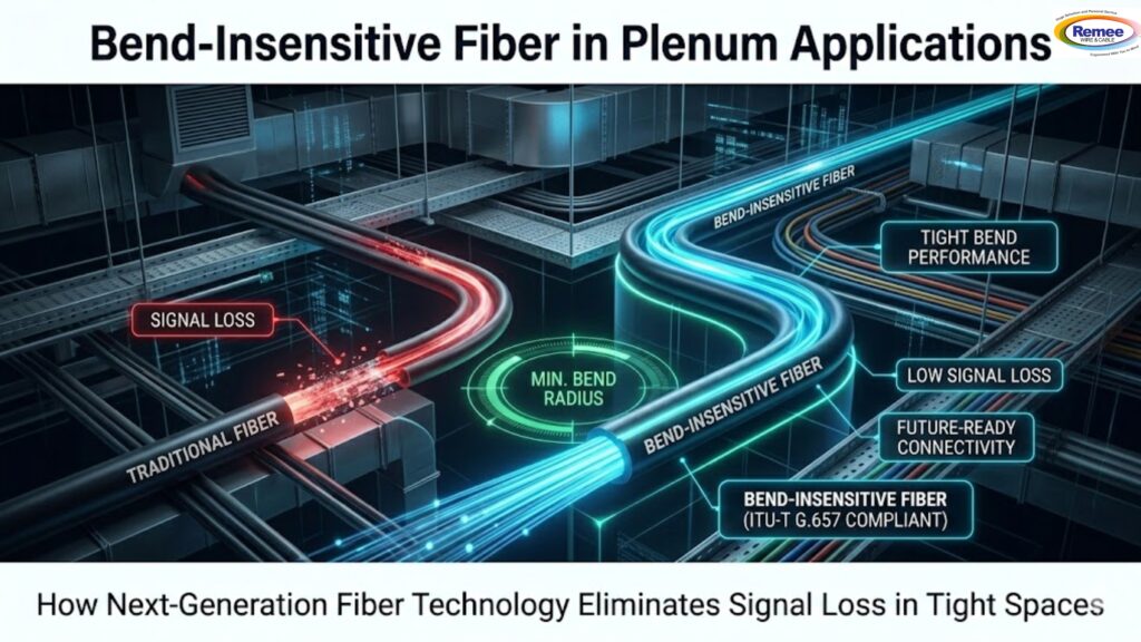 Bend-Insensitive Plenum Fiber Optic Cable Guide