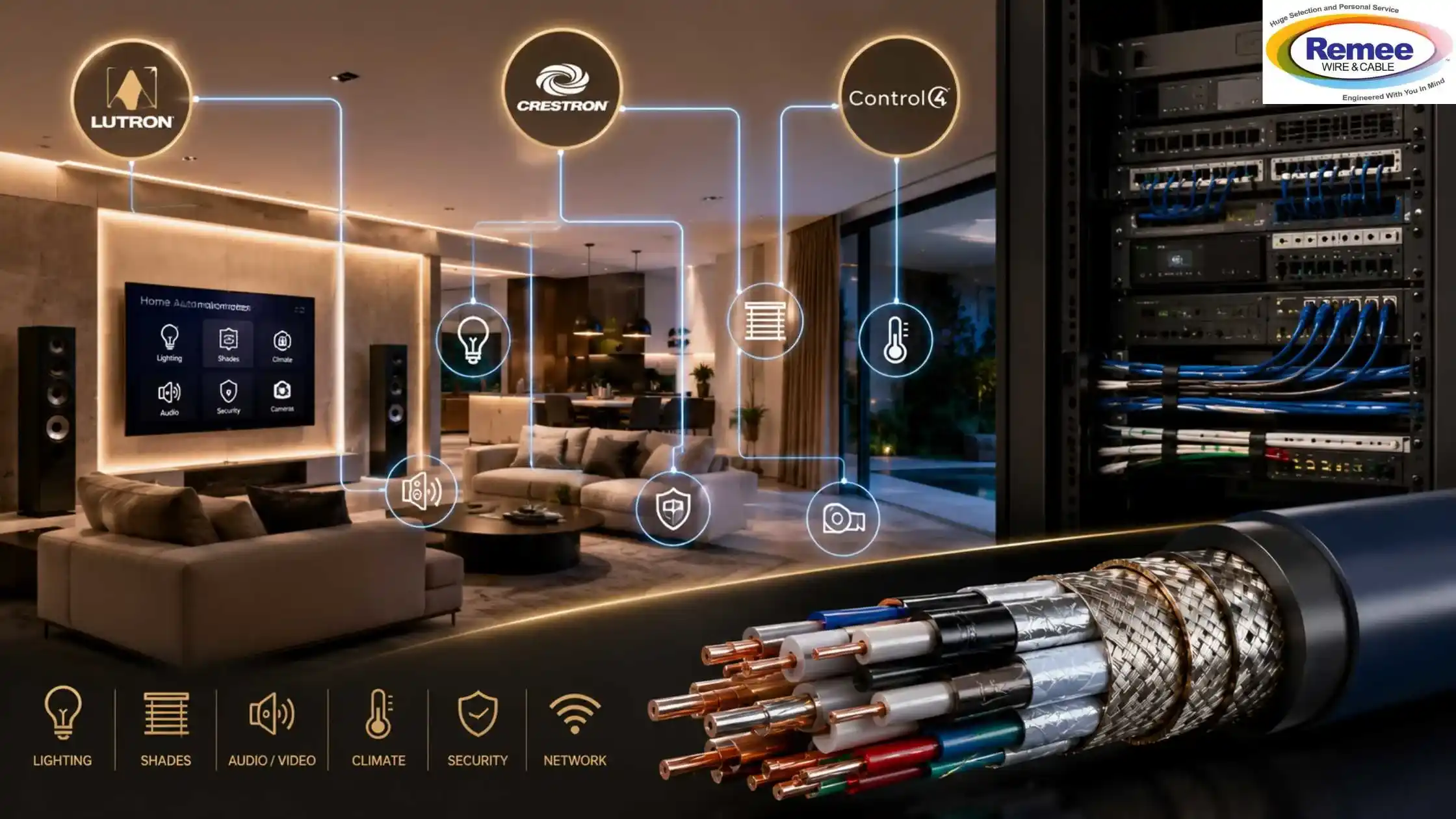 System Integration: Cable Requirements for Popular Home Automation Systems